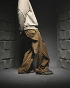 A24-CS-01-P  Futuristic Flare Pants (Golden Brown)