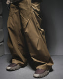 A24-CS-01-P  Futuristic Flare Pants (Golden Brown)