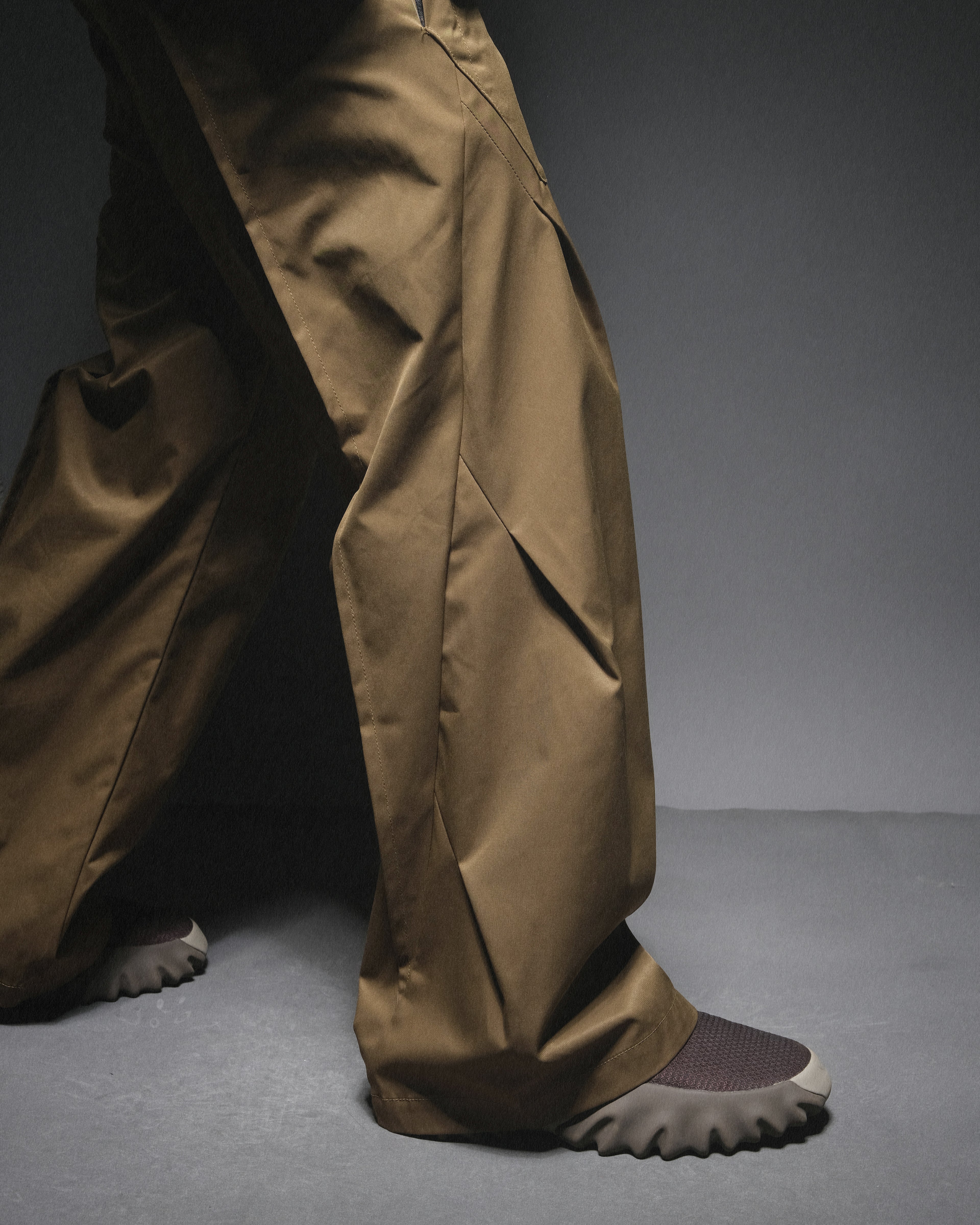 A24-CS-01-P  Futuristic Flare Pants (Golden Brown)