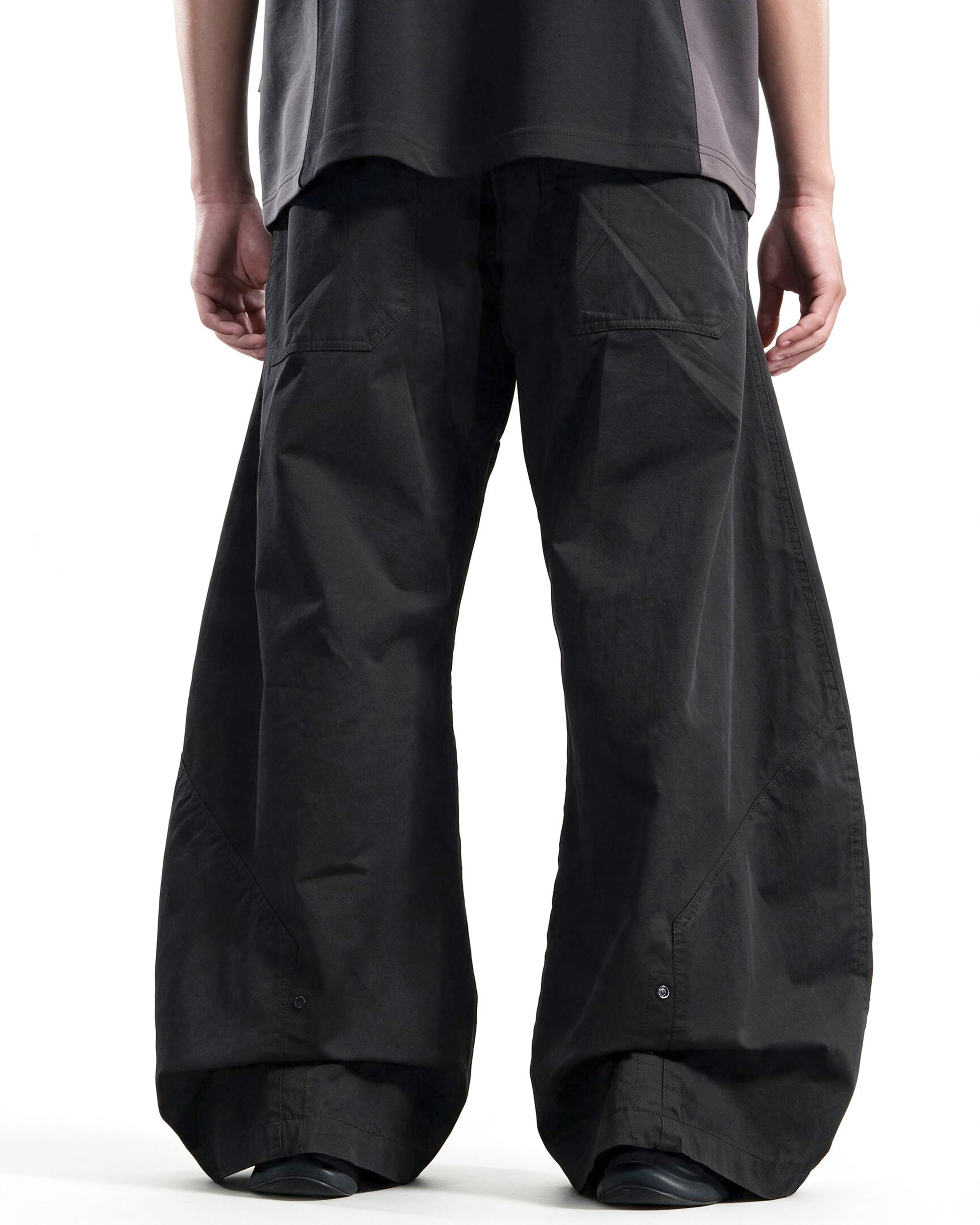 S26-PR-P1/ Light Twill Utility Pants (Black)