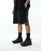 PR/ S25-PRS-01 Washed Shorts (Black)