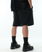 PR/ S25-PRS-01 Washed Shorts (Black)