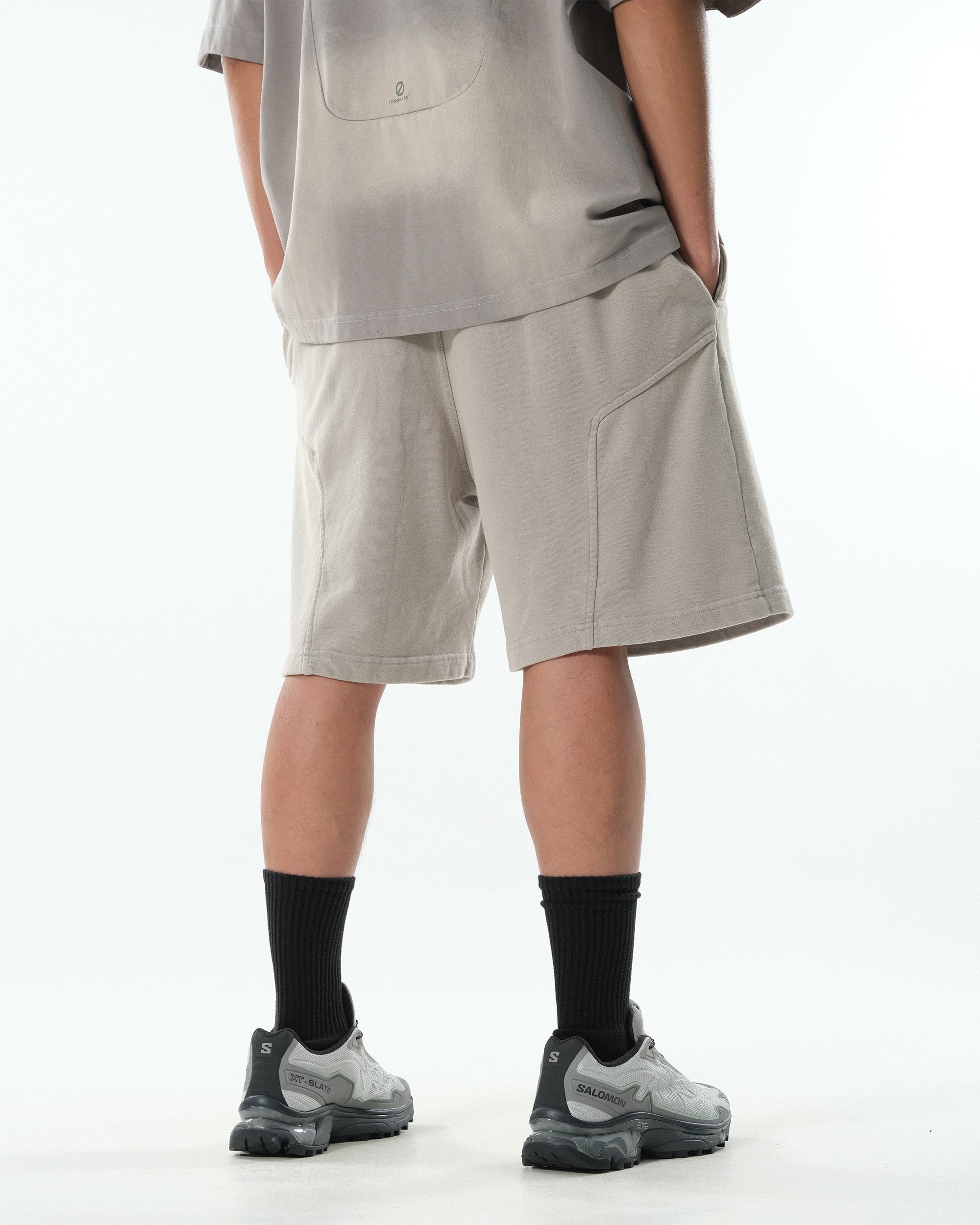 PR/ S25-PRS-01 Washed Shorts (Grey)