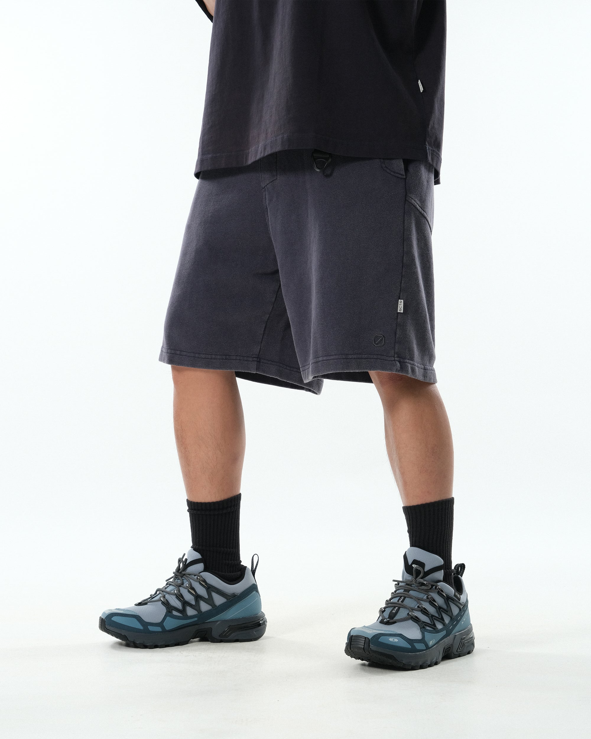 PR/ S25-PRS-01 Washed Shorts (Navy)