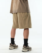 PR/ S25-PRS-01 Washed Shorts (Khaki)