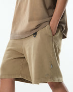 PR/ S25-PRS-01 Washed Shorts (Khaki)