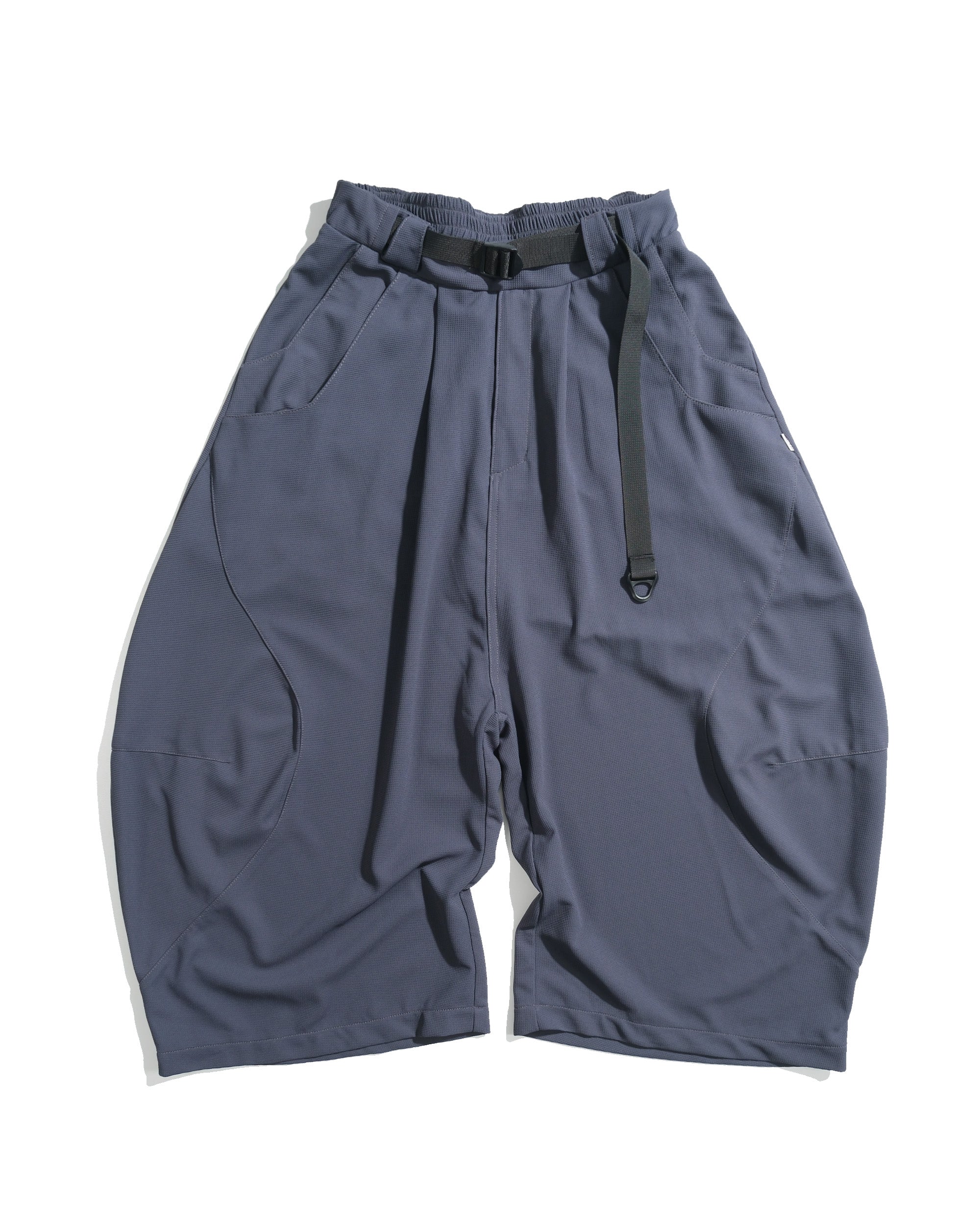 S26-PR-P2 / Light Grid Barrel Pants (N-Grey)