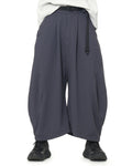 S26-PR-P2 / Light Grid Barrel Pants (N-Grey)