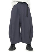 S26-PR-P2 / Light Grid Barrel Pants (N-Grey)