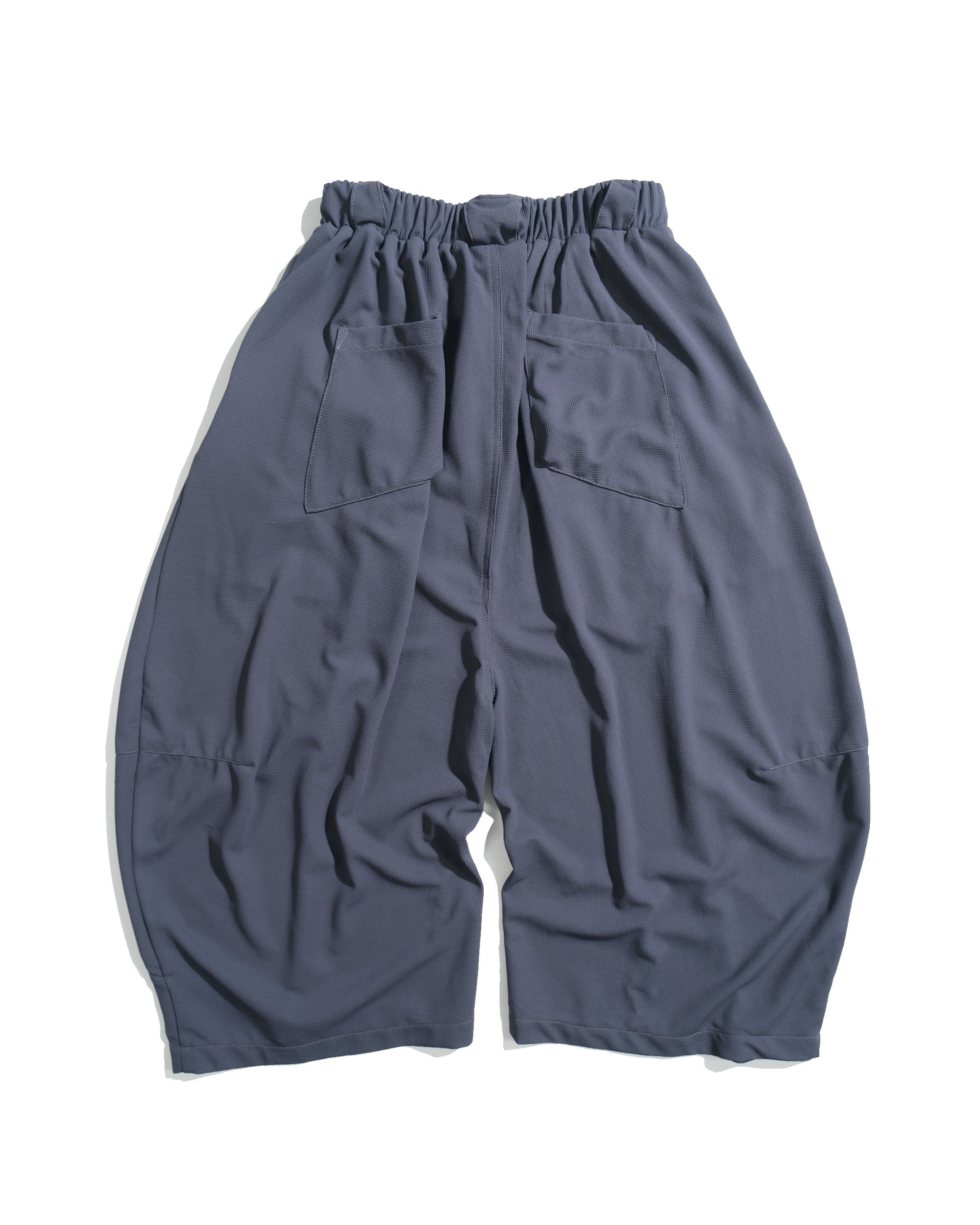S26-PR-P2 / Light Grid Barrel Pants (N-Grey)