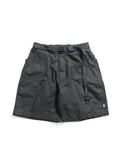 S26-PR-S1/ Light Twill Utility Shorts (Black)