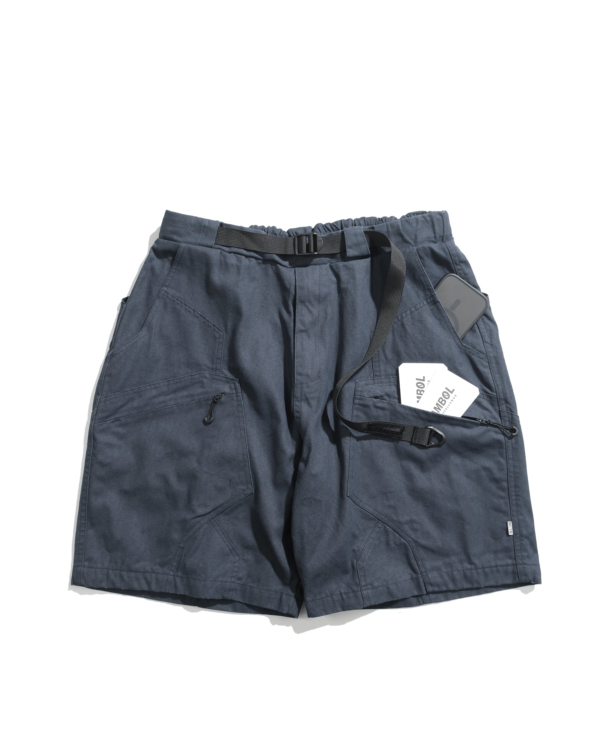 S26-PR-S1/ Light Twill Utility Shorts (Navy)