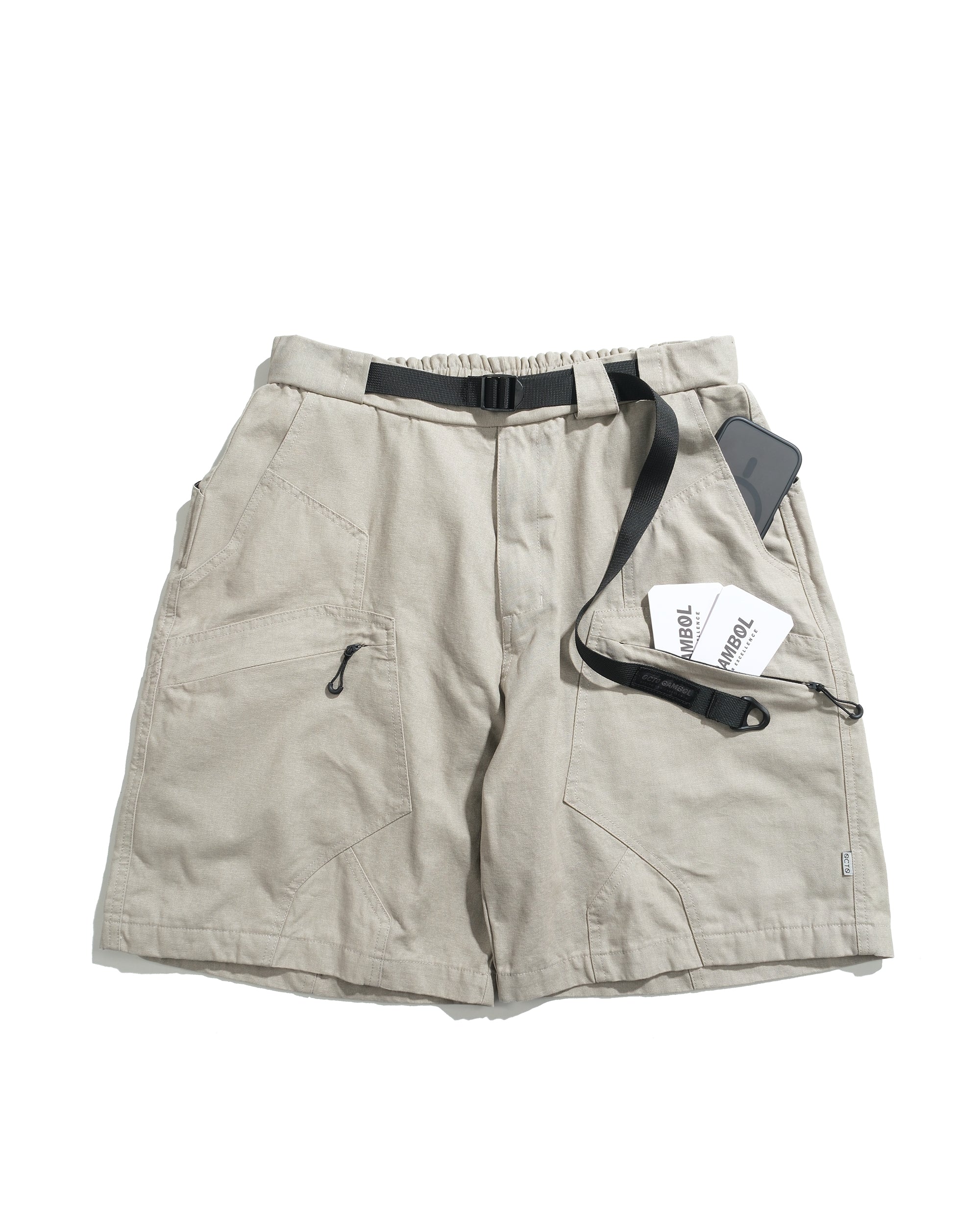 S26-PR-S1/ Light Twill Utility Shorts (K Grey)