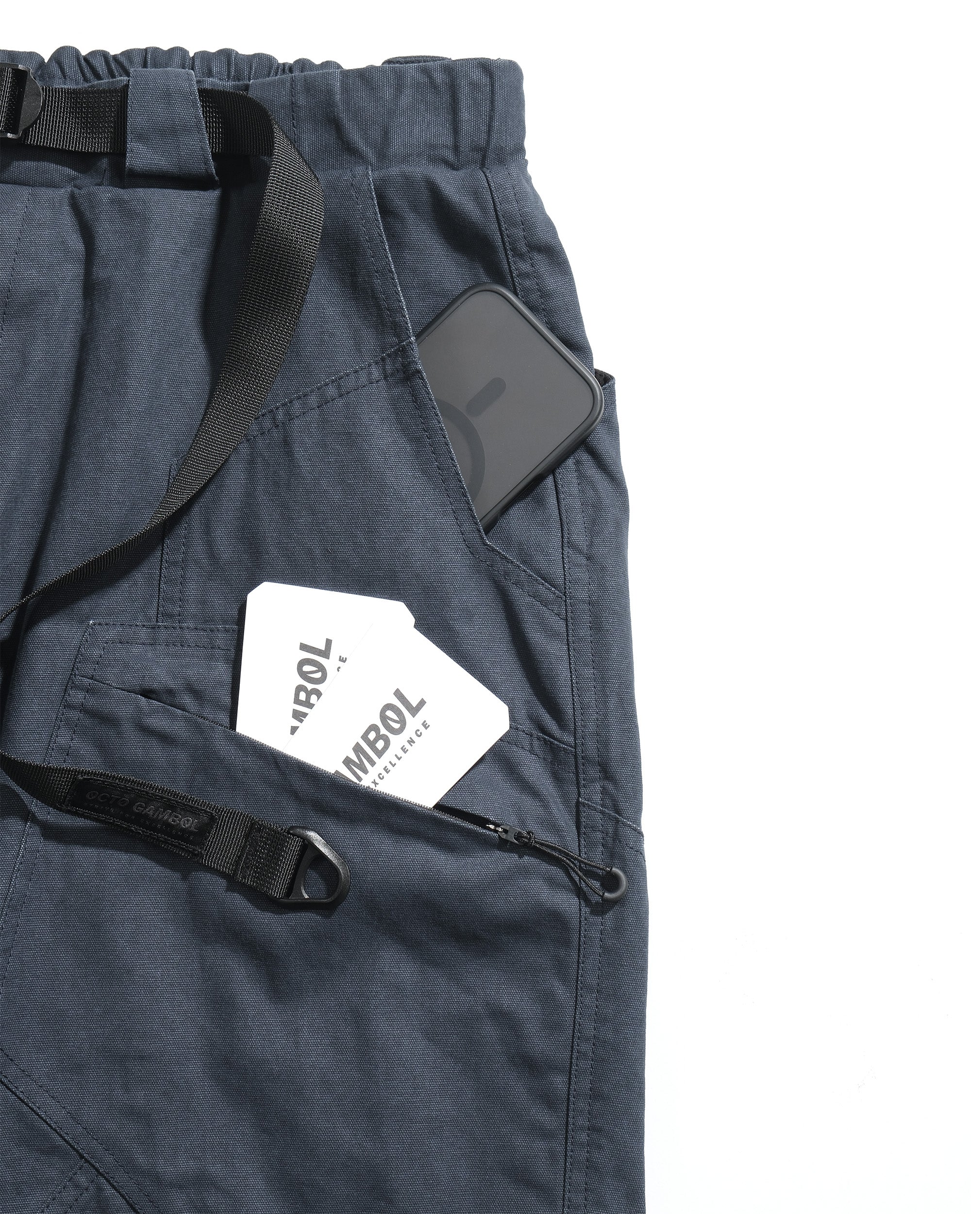S26-PR-S1/ Light Twill Utility Shorts (Navy)