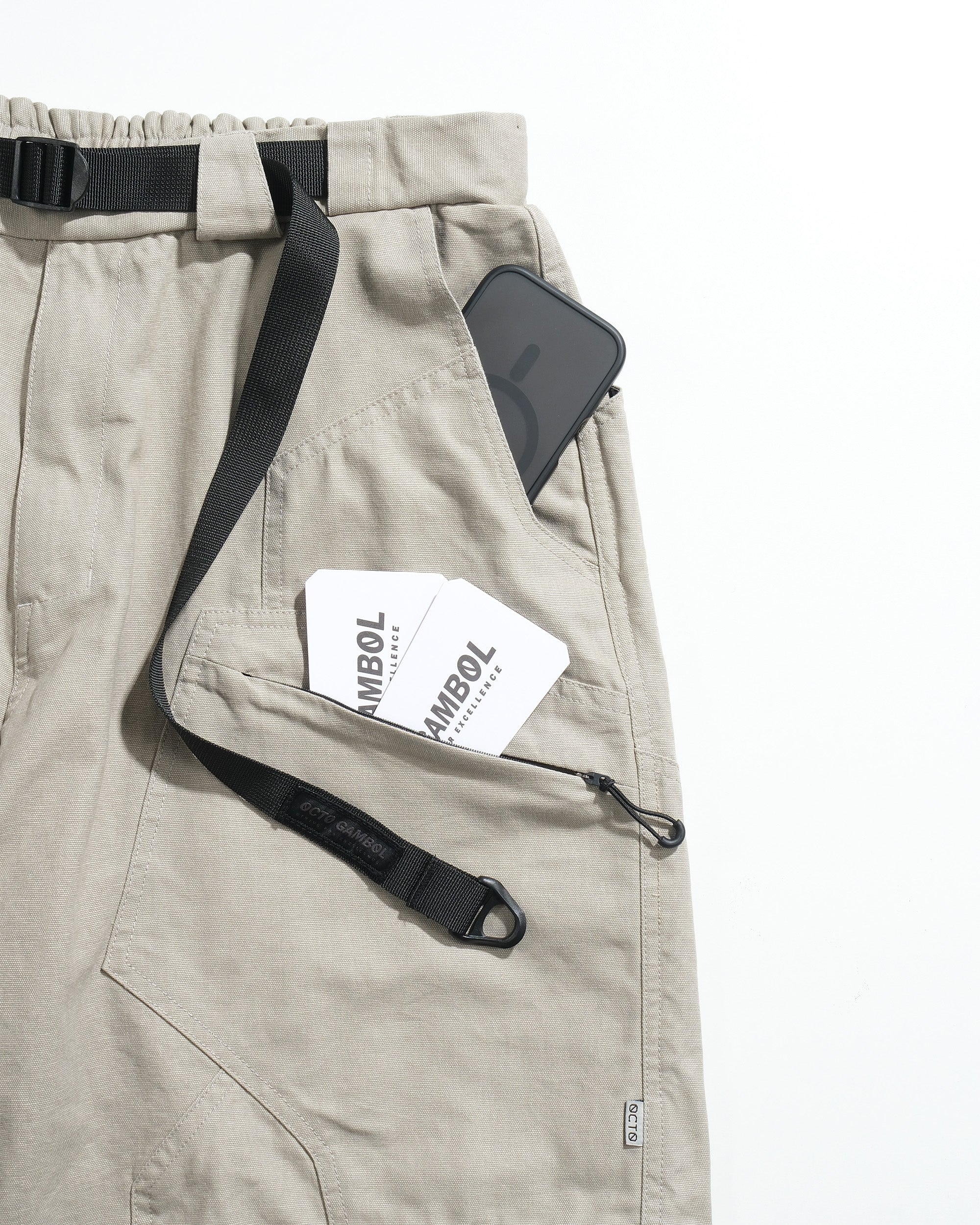 S26-PR-S1/ Light Twill Utility Shorts (K Grey)