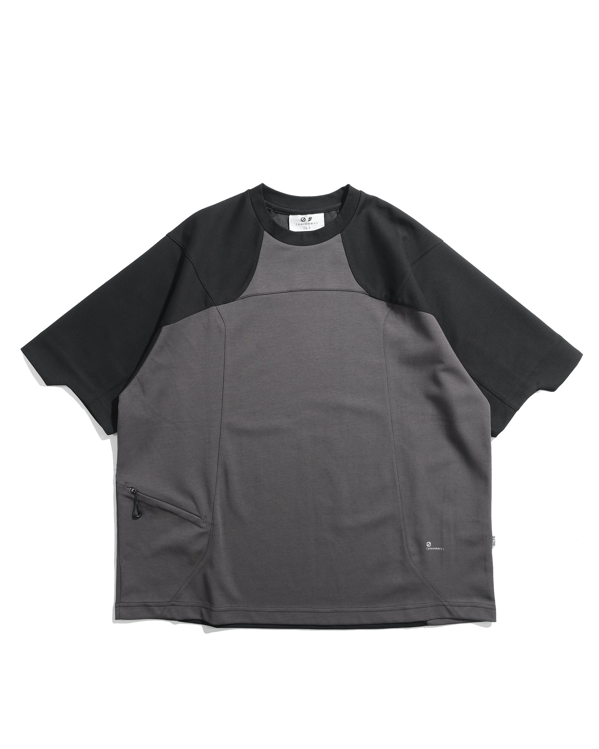 S26-PR-T2 / Panelled Light Tee (Black)
