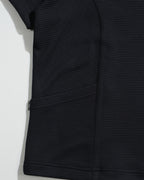 S26-PR-T3 / Light Grid Waffle T-shirt (Dark-Navy)