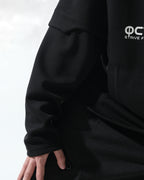 A25-PRE-T1 / Detachable Polo Shirt (Black)