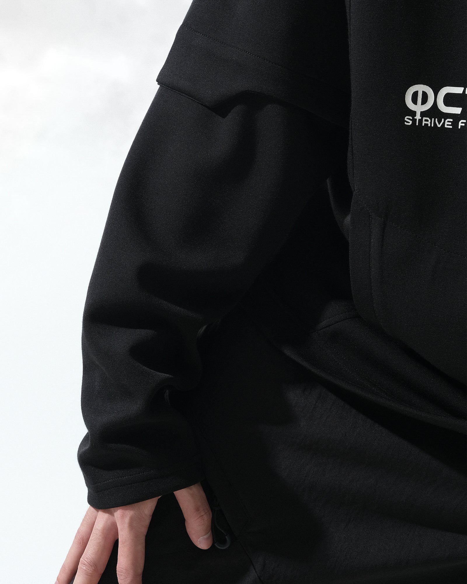 A25-PRE-T1 / Detachable Polo Shirt (Black)