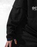 A25-PRE-T1 / Detachable Polo Shirt (Black)