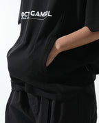 A25-PRE-T1 / Detachable Polo Shirt (Black)