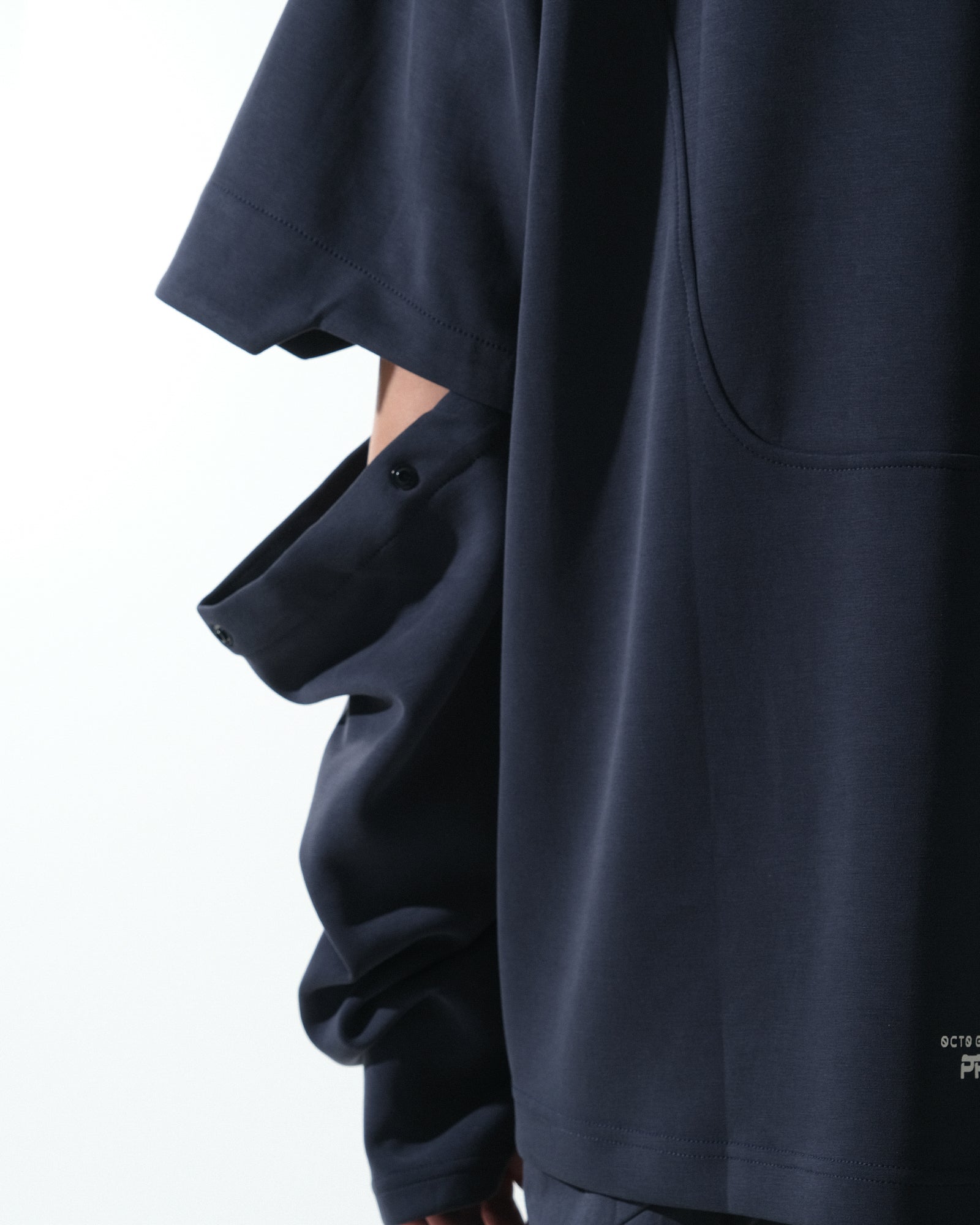 A25-PRE-T1 / Detachable Polo Shirt (Navy)