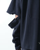 A25-PRE-T1 / Detachable Polo Shirt (Navy)