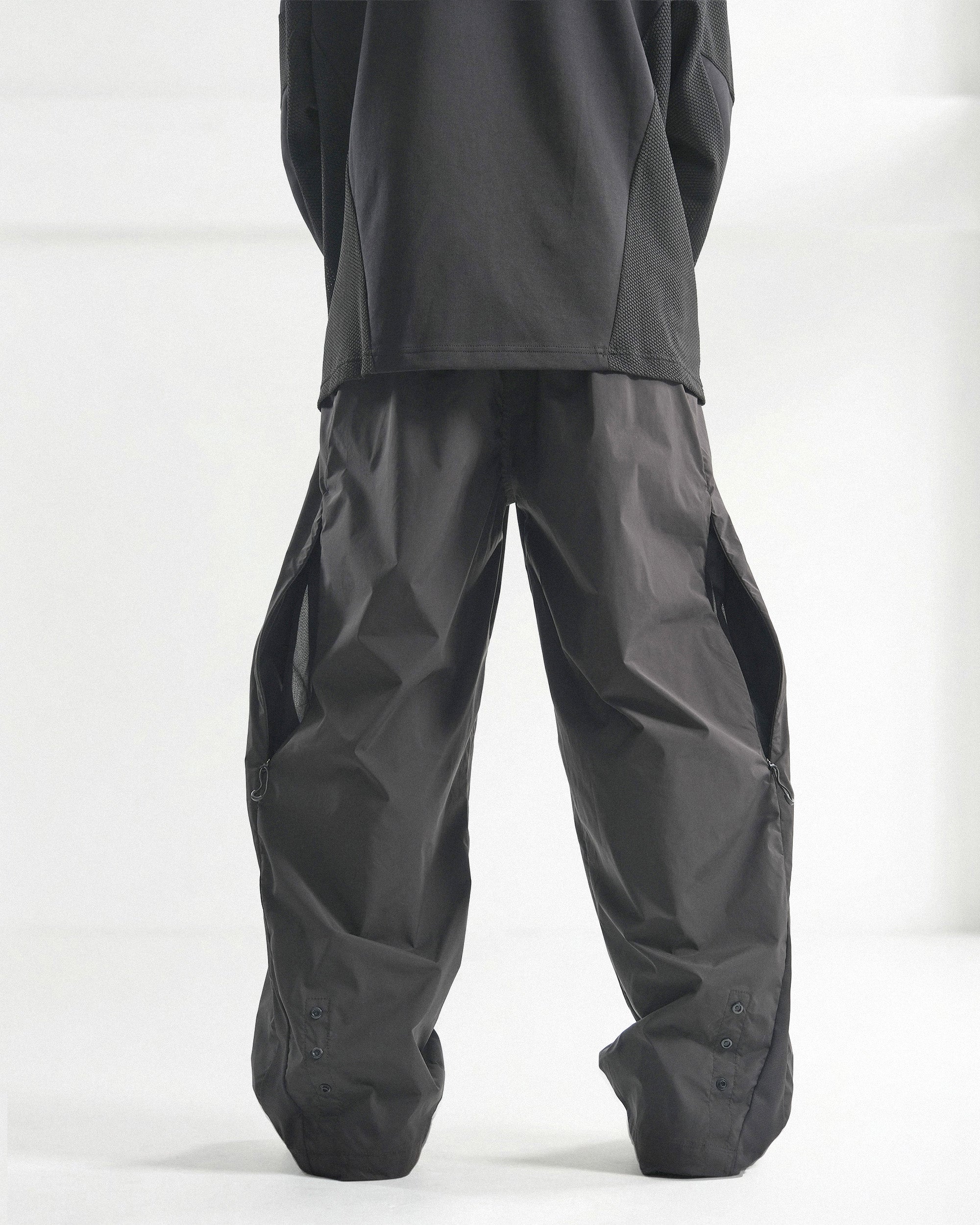 S26-PRE-P / Vent Zip Pants (Black)