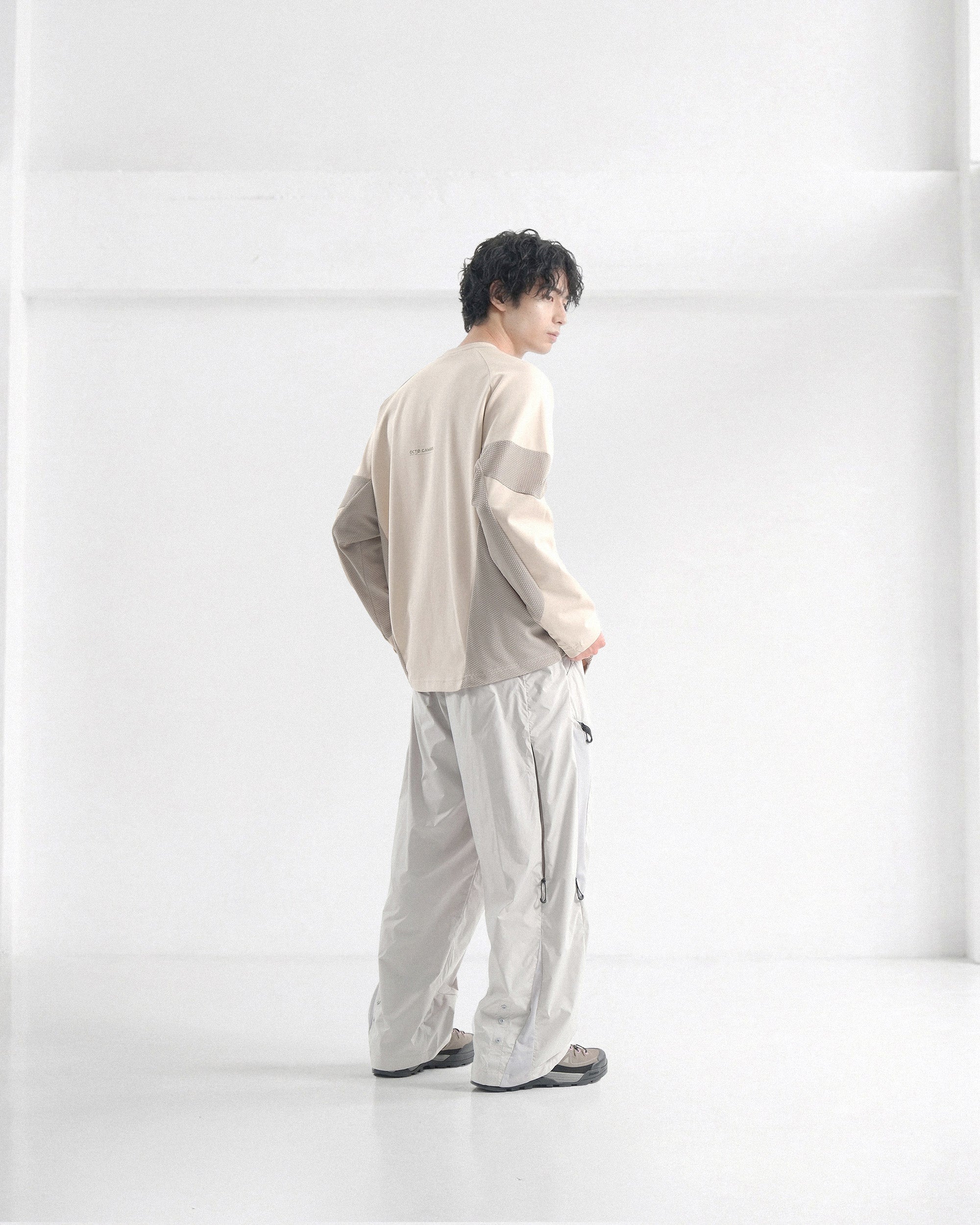 S26-PRE-T1 / Flow Mesh Tee (Sand)