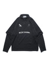 A25-PRE-T1 / Detachable Polo Shirt (Black)