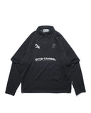 A25-PRE-T1 / Detachable Polo Shirt (Black)