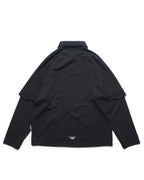 A25-PRE-T1 / Detachable Polo Shirt (Black)