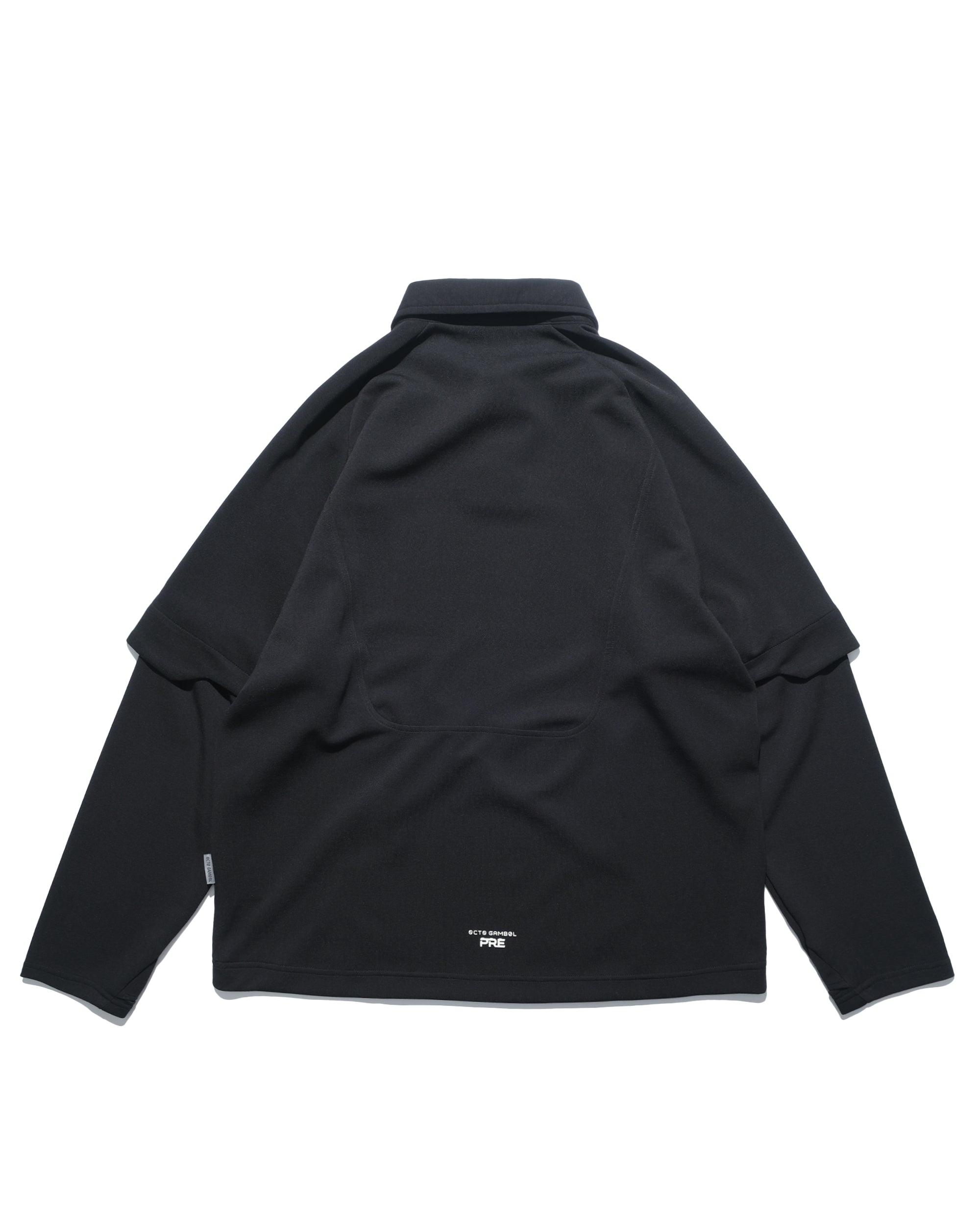 A25-PRE-T1 / Detachable Polo Shirt (Black)