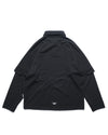 A25-PRE-T1 / Detachable Polo Shirt (Black)