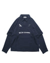A25-PRE-T1 / Detachable Polo Shirt (Navy)
