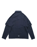 A25-PRE-T1 / Detachable Polo Shirt (Navy)