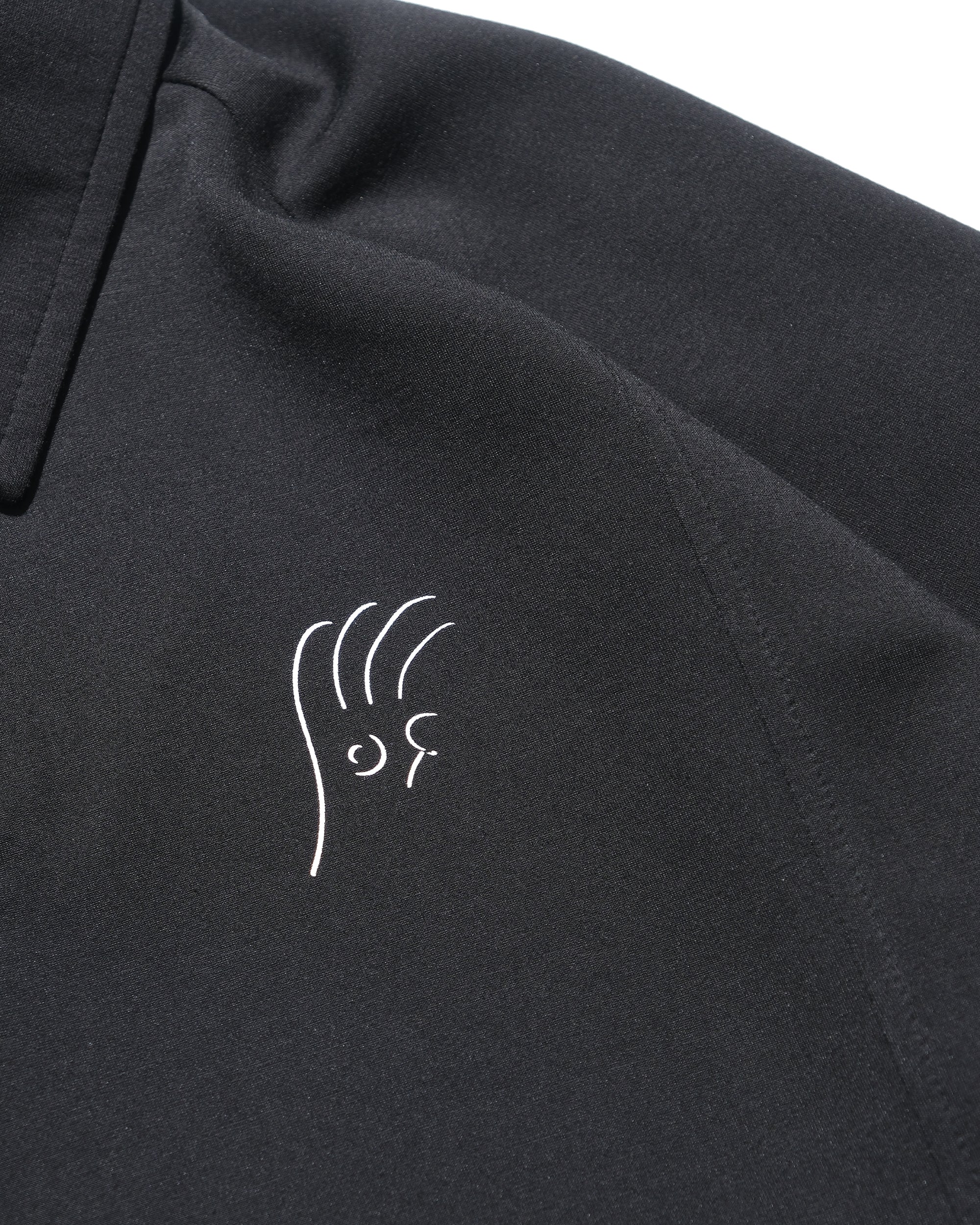 A25-PRE-T1 / Detachable Polo Shirt (Black)