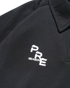 A25-PRE-T1 / Detachable Polo Shirt (Black)