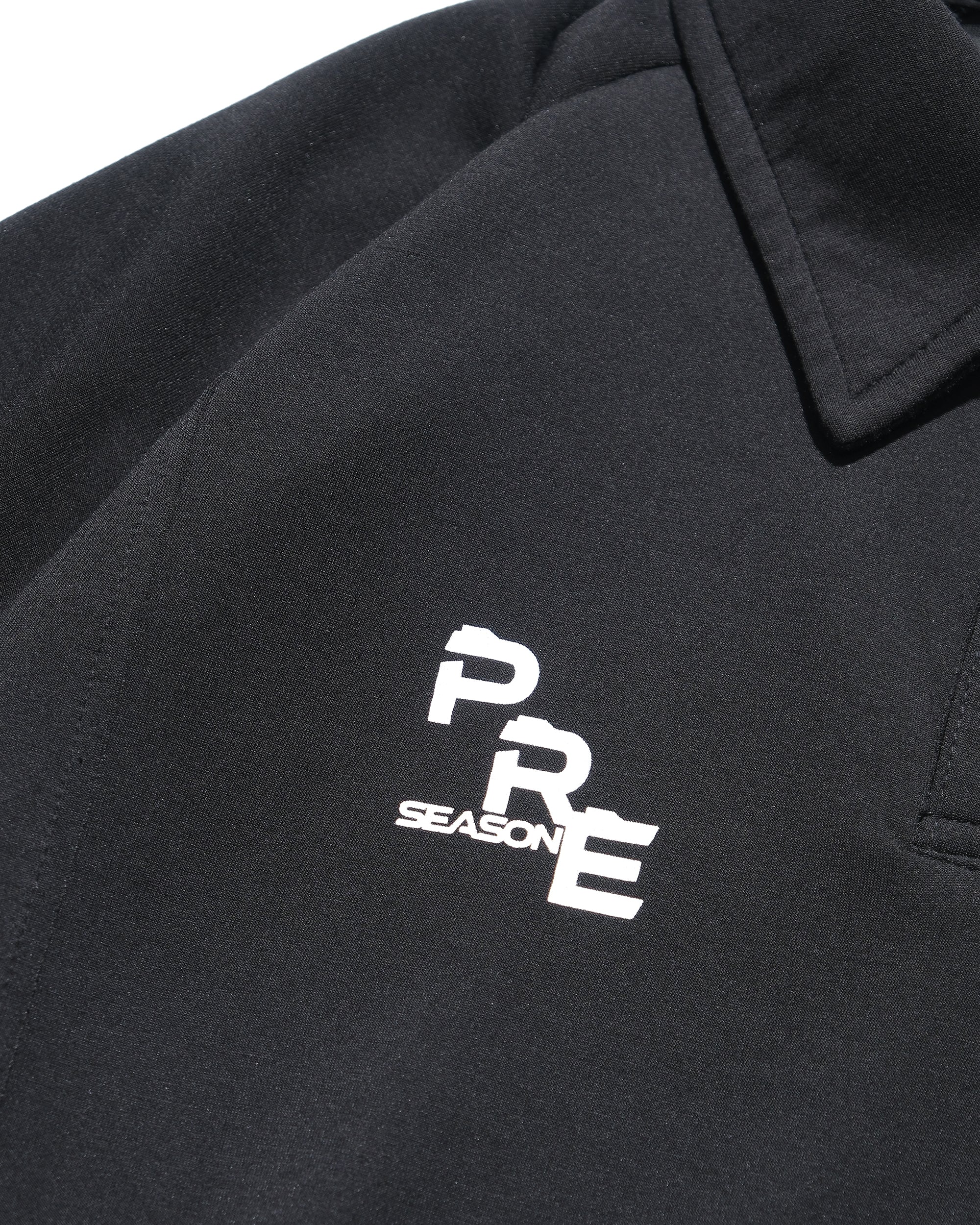 A25-PRE-T1 / Detachable Polo Shirt (Black)