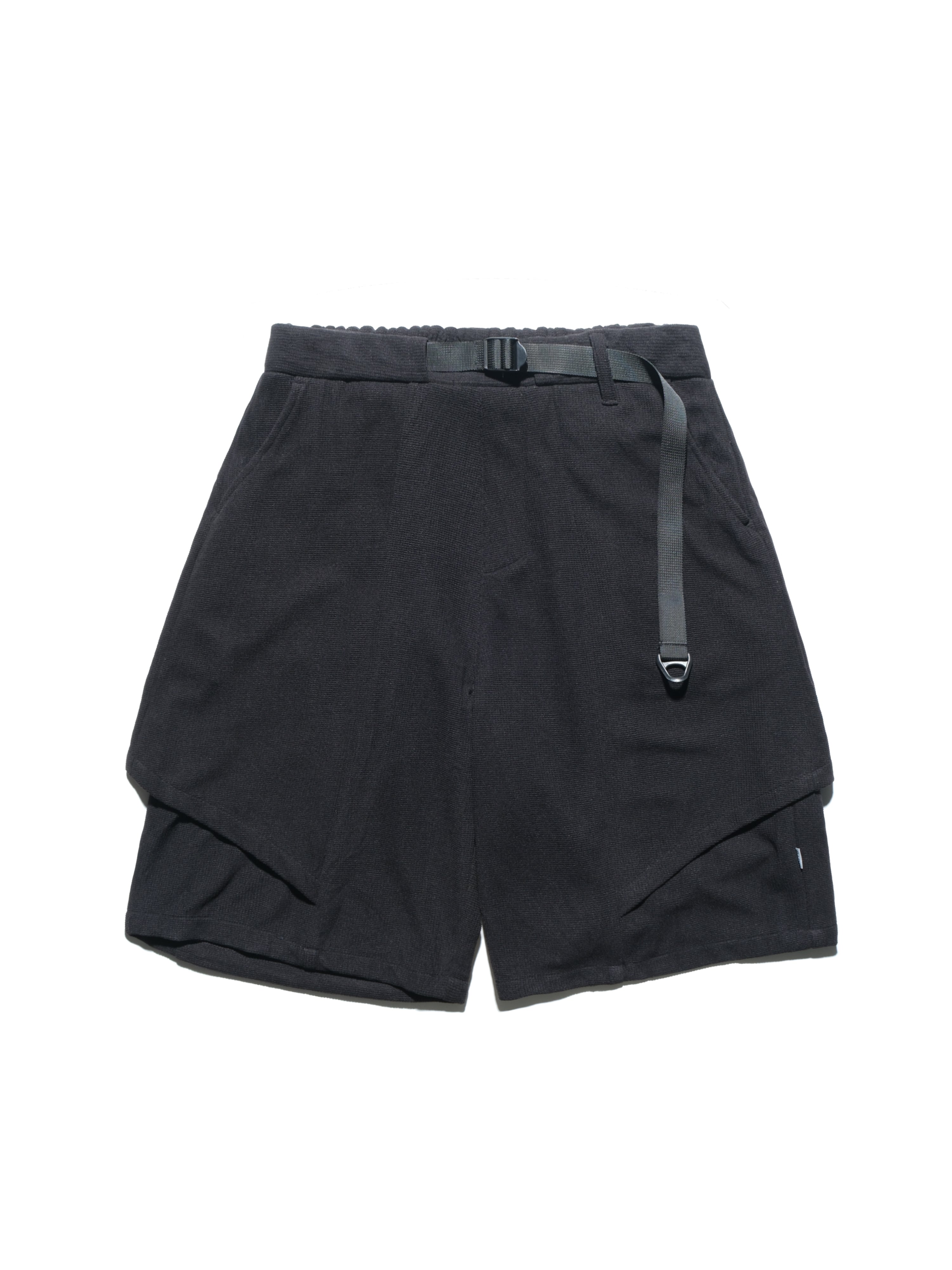 PR/ S25-PRS-04 Waffle Shorts (Black)