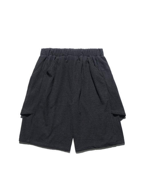 PR/ S25-PRS-04 Waffle Shorts (Black)