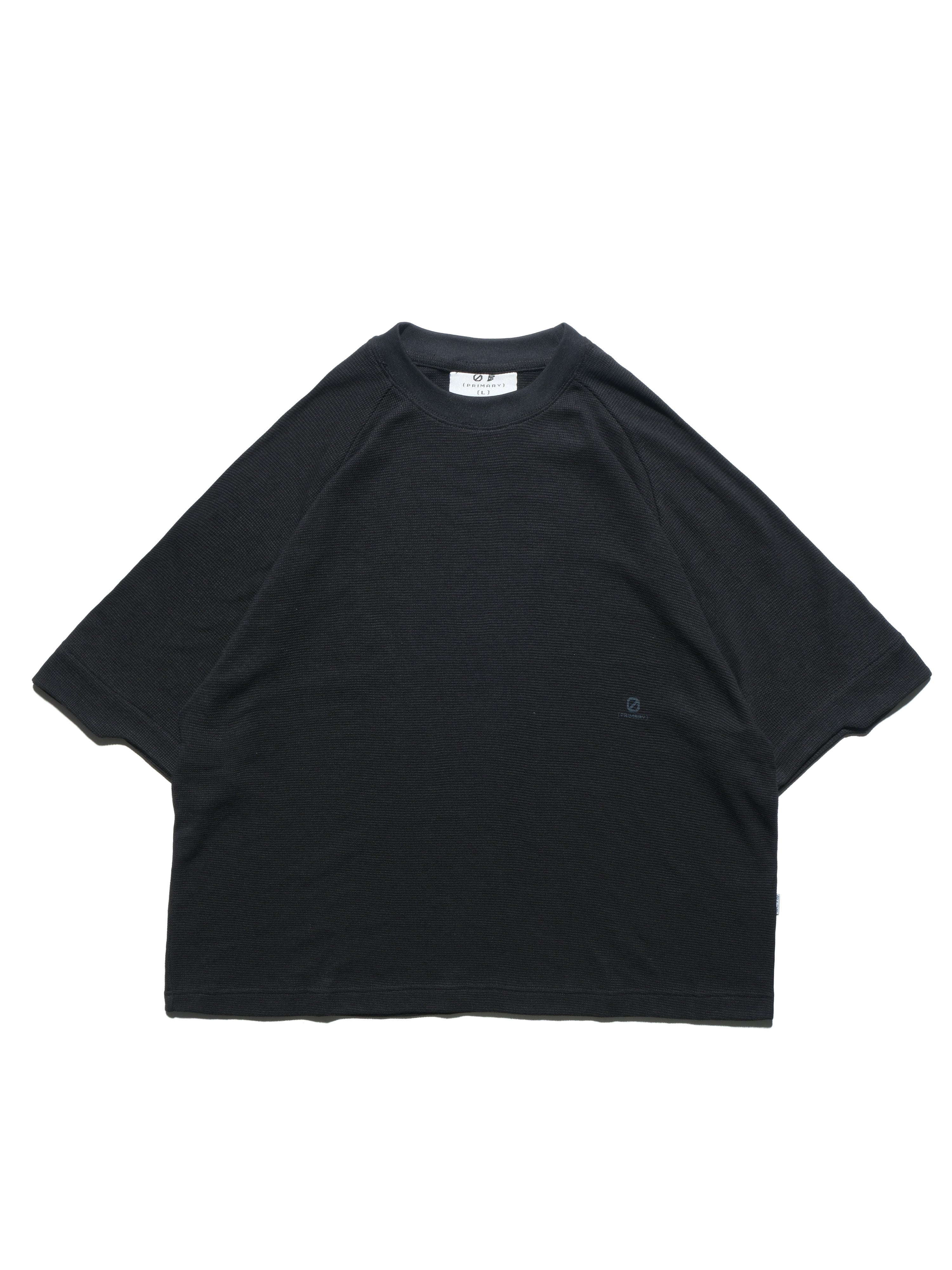 PR/ S25-PRT-02 WaffleT-Shirt (Black)