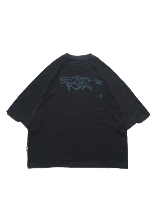 PR/ S25-PRT-02 WaffleT-Shirt (Black)
