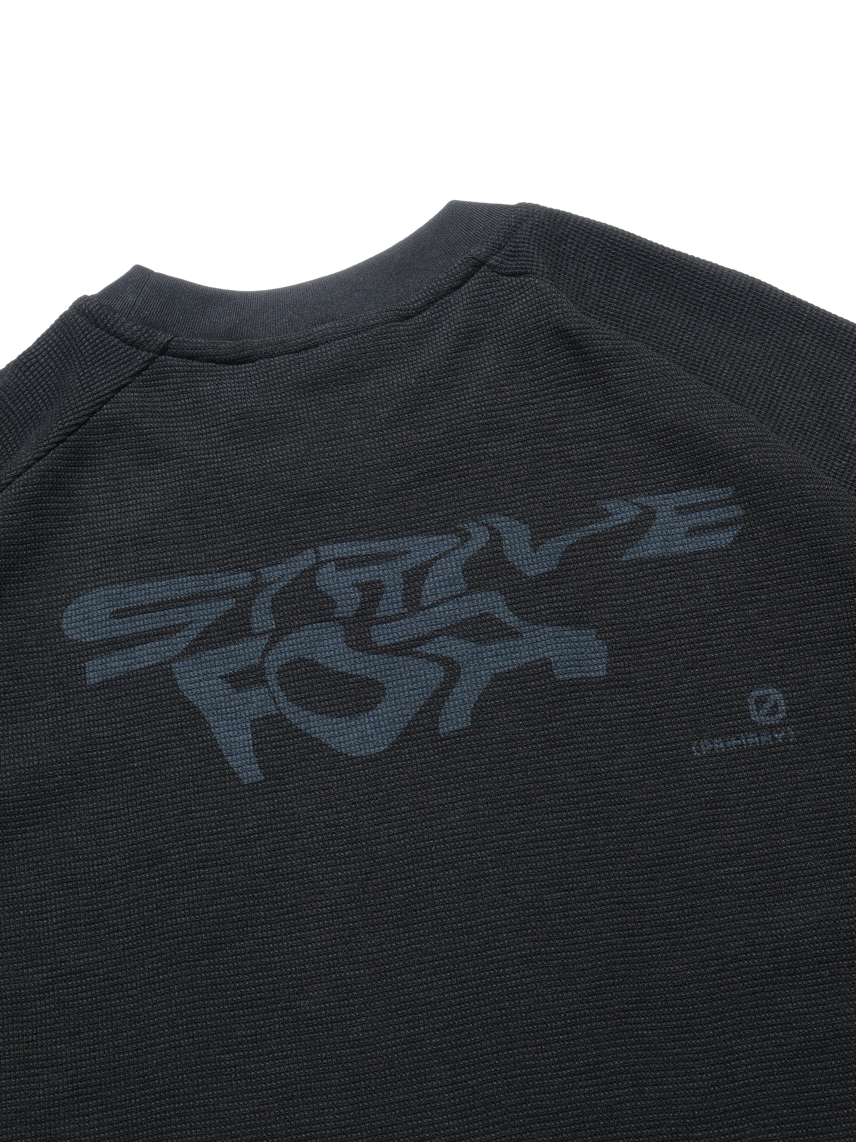 PR/ S25-PRT-02 WaffleT-Shirt (Black)