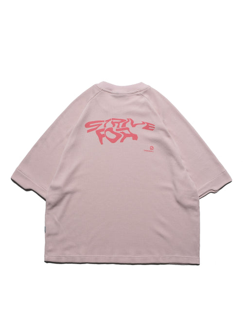 PR/ S25-PRT-02 WaffleT-Shirt (Pink)