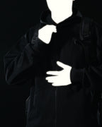 A25-PRH-01 Primary Reflect Zip-up(Black)