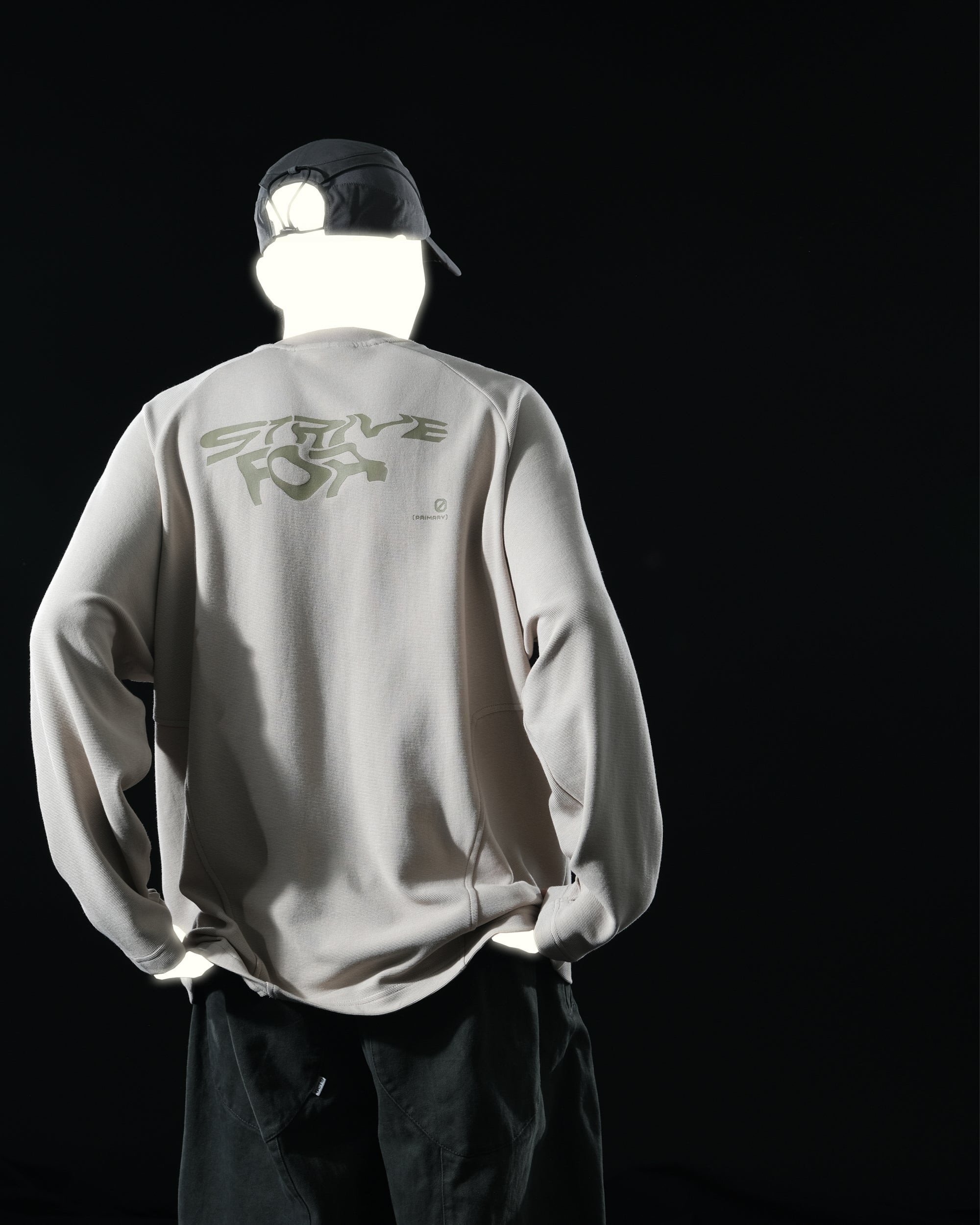 A25-PRT-01 Primary Strive for Long Sleeve (Grey)