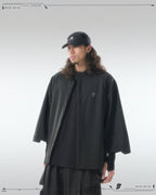 PRE - SEASON —S24 PS-01T-1   Sukkiri Open Chest T-shirt (Black)