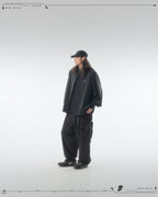 PRE - SEASON —S24 PS-01T-1   Sukkiri Open Chest T-shirt (Black)