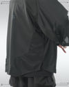PRE - SEASON —S24 PS-01T-1   Sukkiri Open Chest T-shirt (Black)